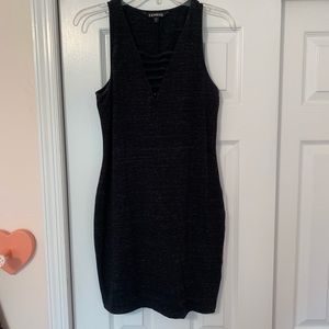 Like new tight dark grey/black dress!